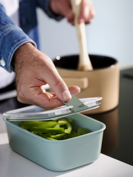 Mepal Светлозелена кутия за съхранение на храна Mepal EasyClip (450 ml)