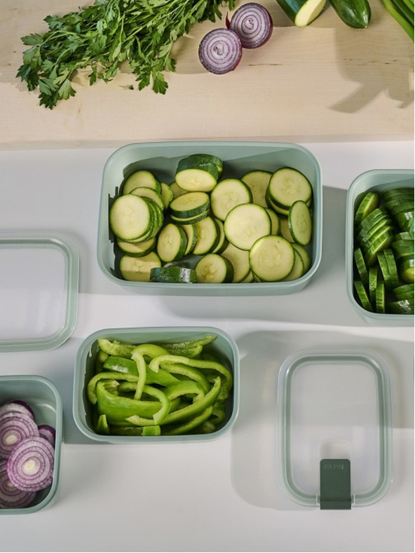 Mepal Светлозелена кутия за съхранение на храна Mepal EasyClip (450 ml)