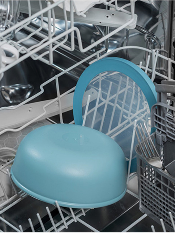 Mepal Комплект от три купи в светлозелен цвят Mepal Cirqula 350+750+1250 мл