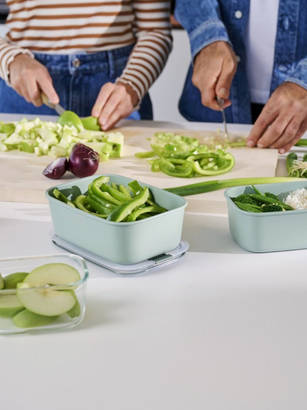 Mepal Черна кутия за съхранение на храна Mepal EasyClip 450 ml