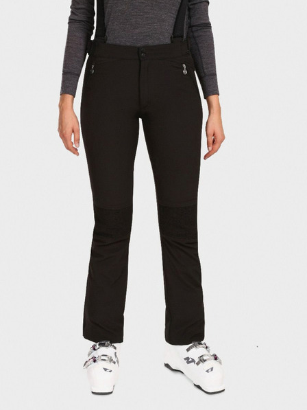 Kilpi Черен дамски софтшел ски панталон Kilpi DIONE