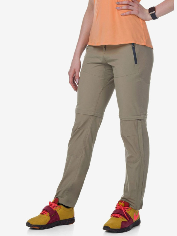 Kilpi Бежов дамски панталон за открито Kilpi HOSIO