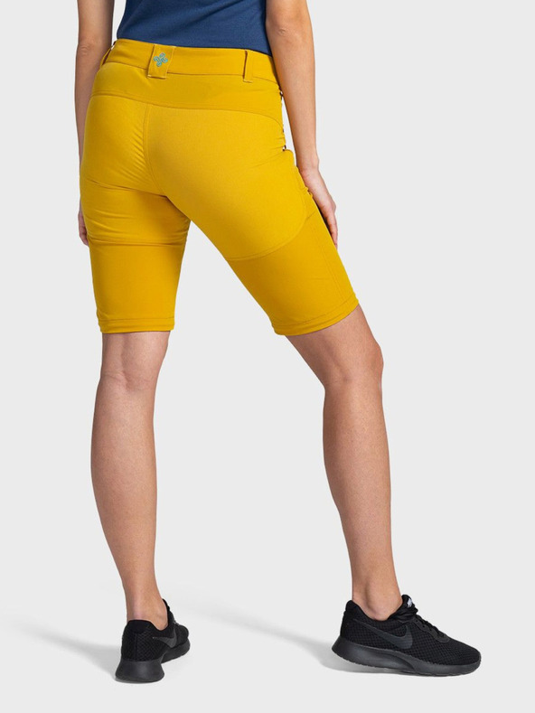 Kilpi Жълт дамски панталон за открито Kilpi HOSIO