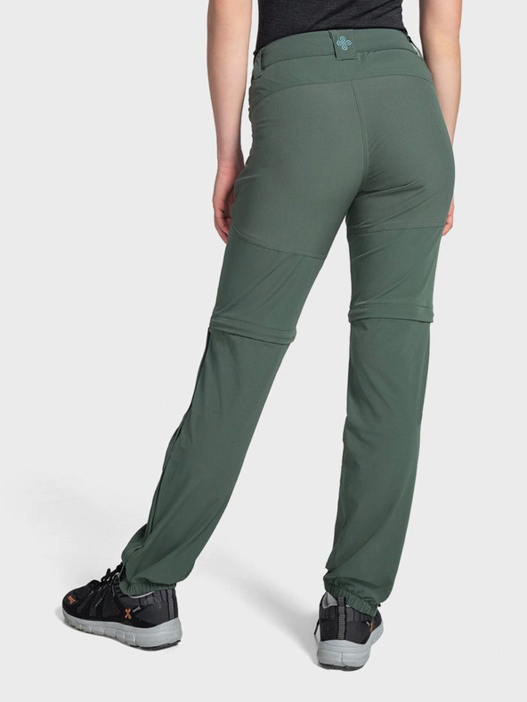 Kilpi Тъмнозелен дамски панталон за открито Kilpi HOSIO