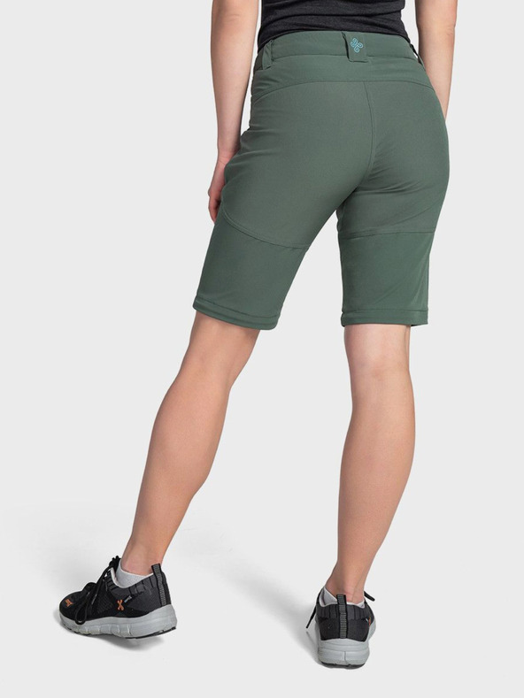 Kilpi Тъмнозелен дамски панталон за открито Kilpi HOSIO