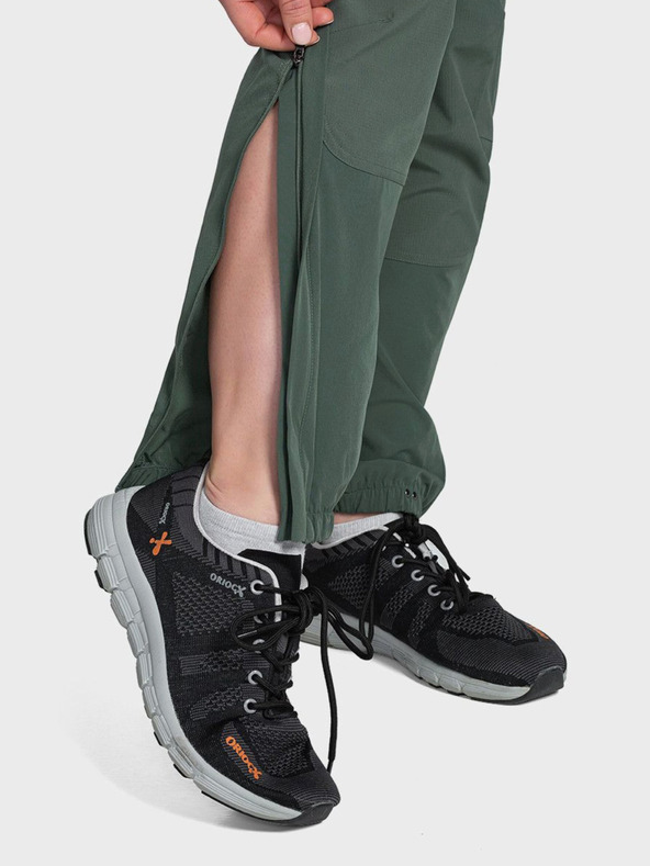 Kilpi Тъмнозелен дамски панталон за открито Kilpi HOSIO