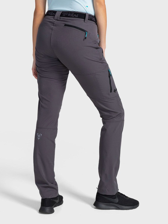 Kilpi Тъмно сив дамски панталон за открито Kilpi BELVELA