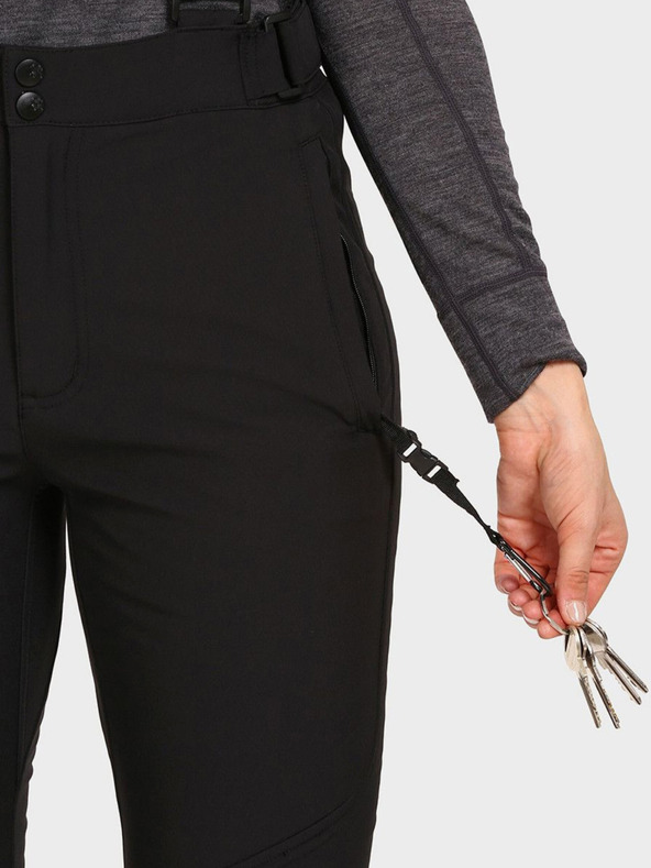 Kilpi Черни дамски ски панталони от софтшел Kilpi RHEA