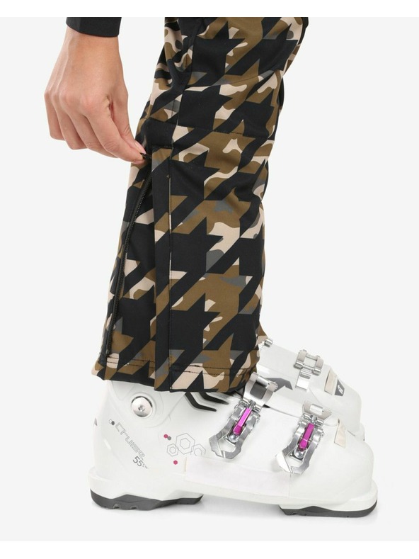 Kilpi Дамски софтшел ски панталони Kilpi TORIEN-W Khaki