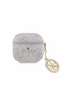 Guess Guess 4G Script PC/PU Charm калъф за AirPods 4 розов