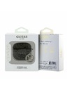 Guess Guess 4G Script PC/PU Charm калъф за AirPods 4 кафяв