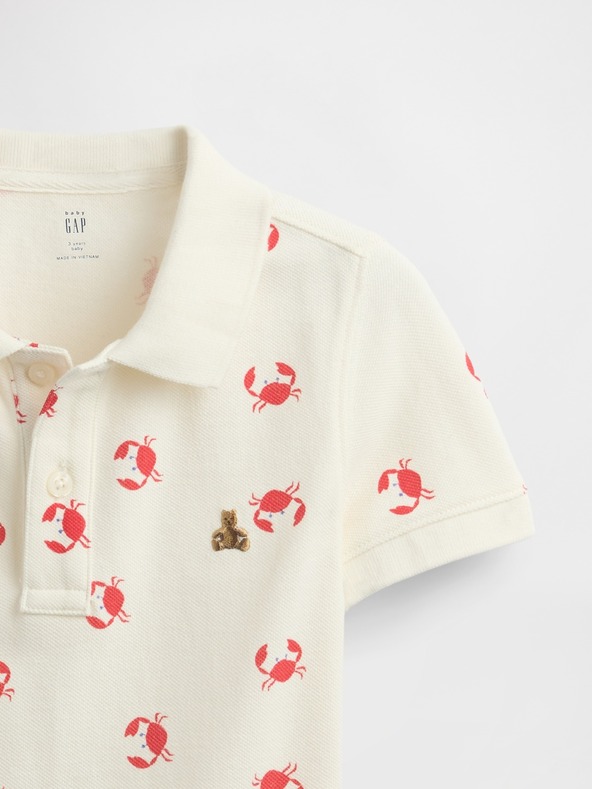 GAP Бебешка поло риза Pique GAP