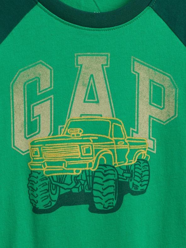 GAP Бебешка тениска с лого Americana GAP