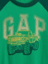 GAP Бебешка тениска с лого Americana GAP