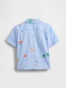 GAP Бебешка поплинова риза GAP
