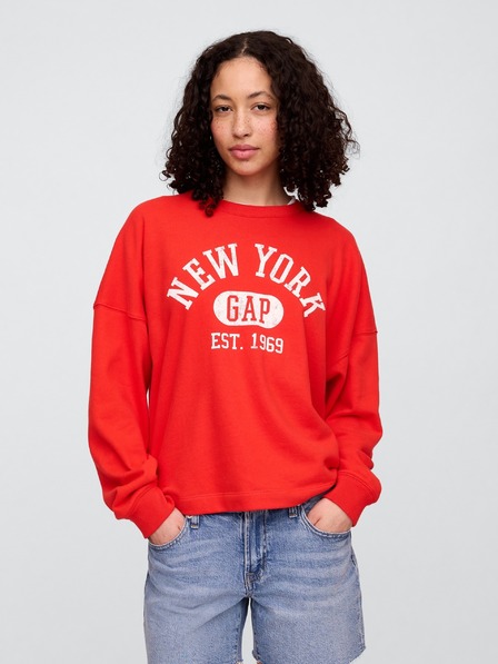 GAP Oversize суитчър с лого Americana GAP