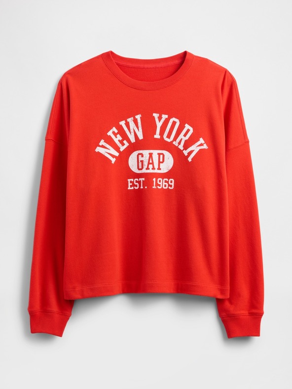 GAP Oversize суитчър с лого Americana GAP