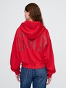 GAP Скъсено суитче с качулка Logo Cropped Americana GAP