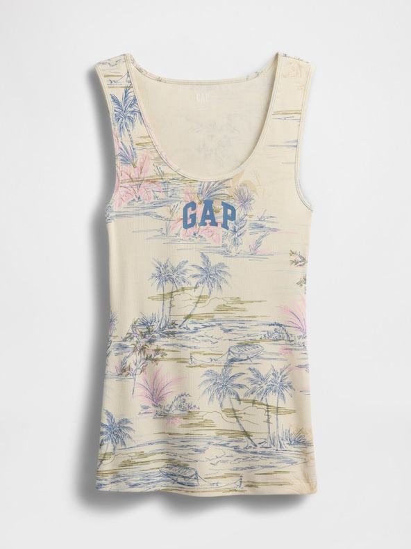 GAP Ребрест потник с лого на GAP