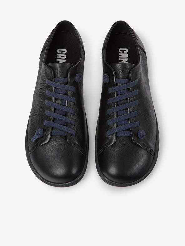 Camper Черни мъжки кожени обувки Camper