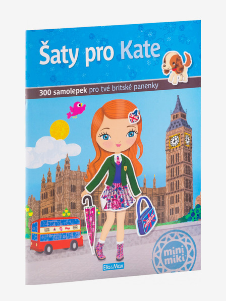 ELLA & MAX Облечи за Кейт - книга със стикери