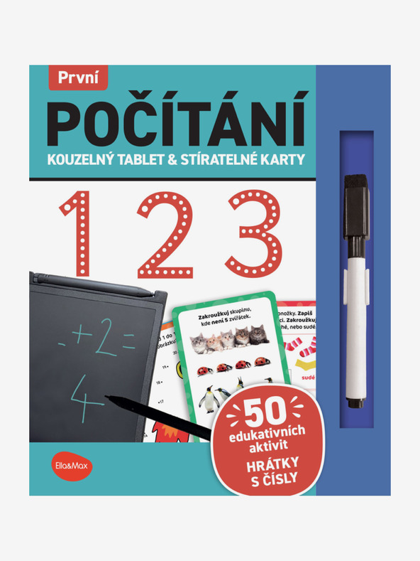 ELLA & MAX Вълшебен таблет и скреч карти - Първо броене