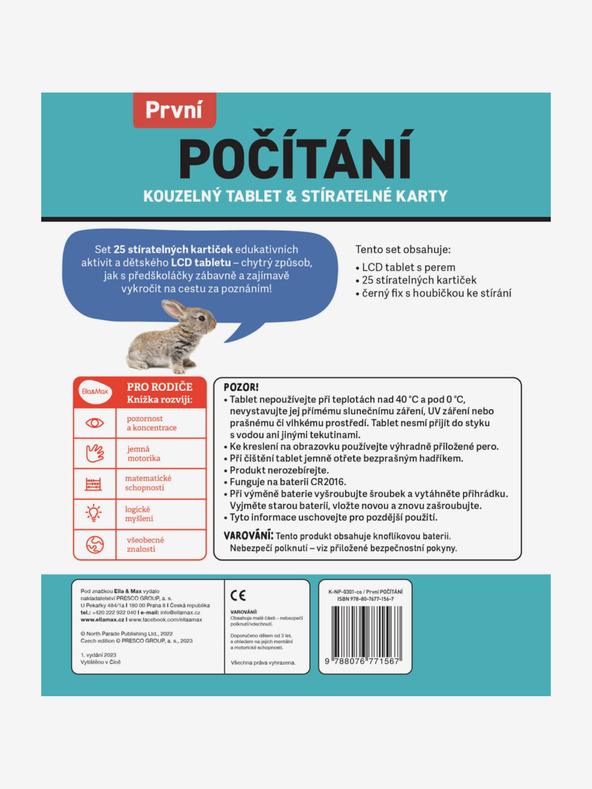 ELLA & MAX Вълшебен таблет и скреч карти - Първо броене
