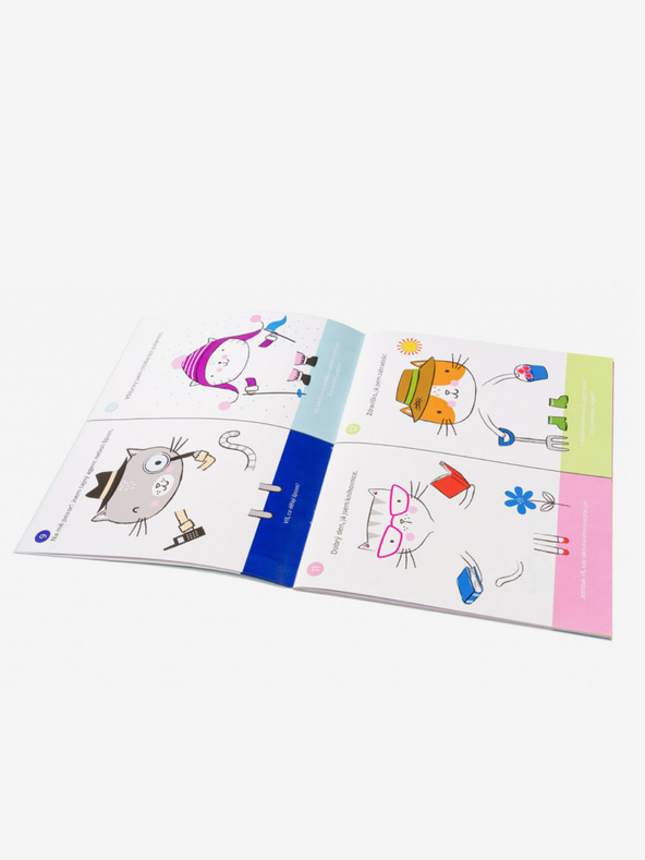 ELLA & MAX Книга със стикери за КОТЕТО МИНА