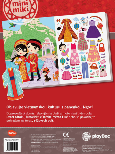 ELLA & MAX Рокли за NGOC - Книга със стикери