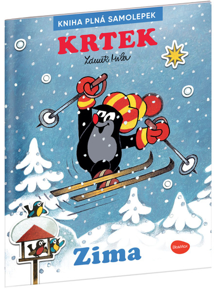 ELLA & MAX КЪРТ и ЗИМАТА - Книга със стикери