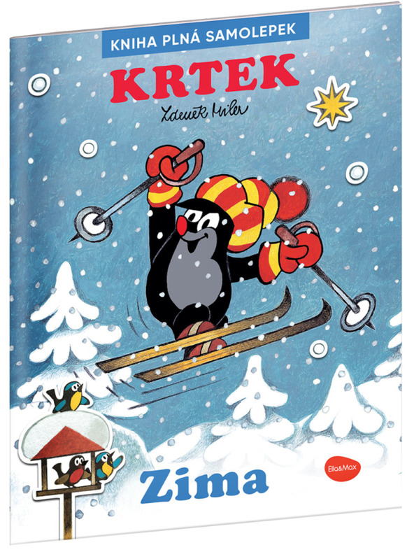 ELLA & MAX КЪРТ и ЗИМАТА - Книга със стикери