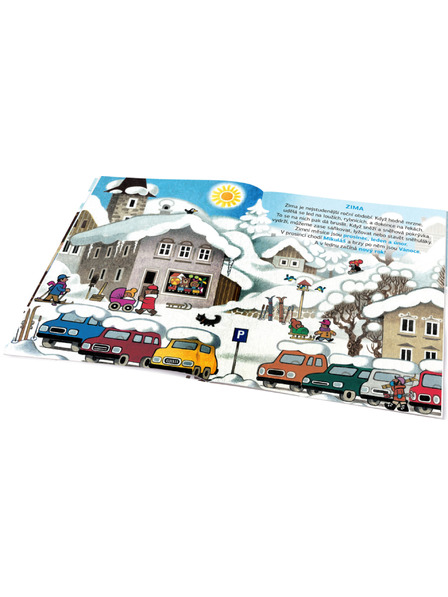 ELLA & MAX КЪРТ и ЗИМАТА - Книга със стикери