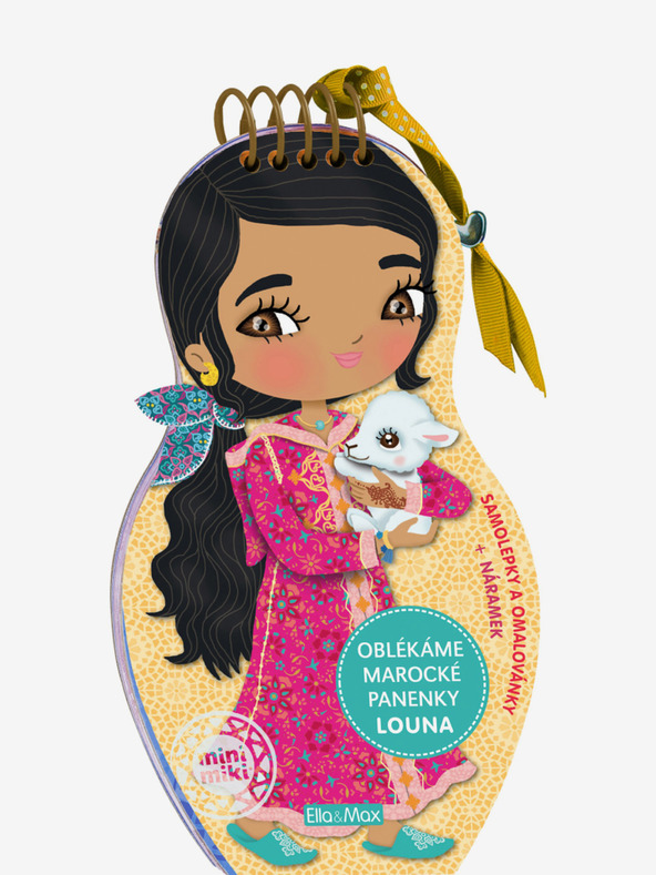 ELLA & MAX Облечи мароканските кукли LOUNA - книжка за оцветяване