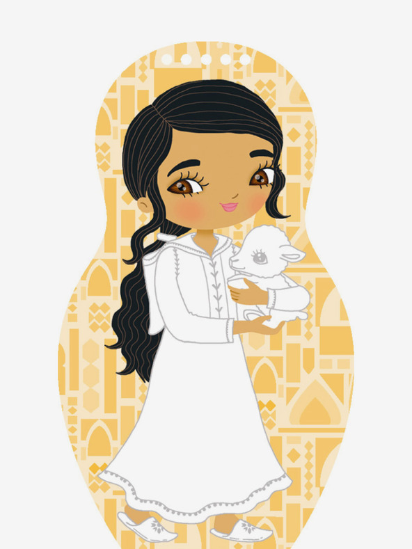 ELLA & MAX Облечи мароканските кукли LOUNA - книжка за оцветяване