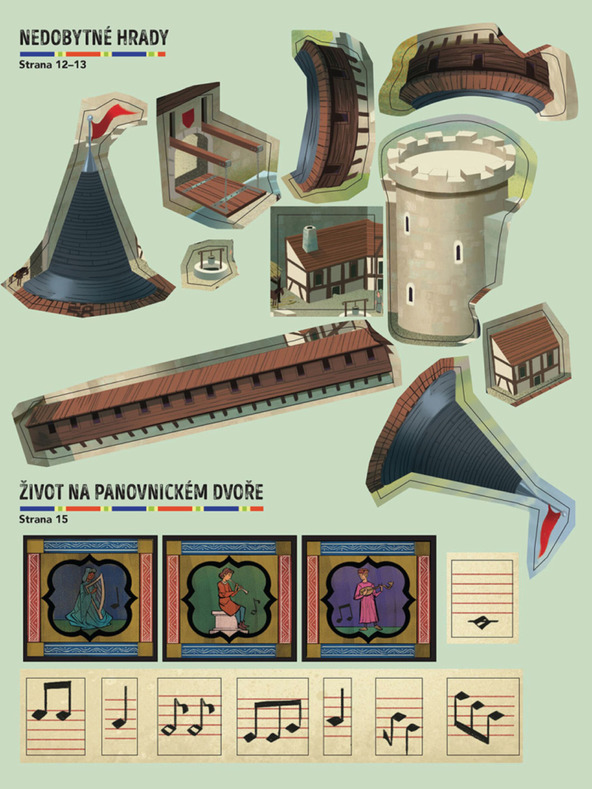 ELLA & MAX МИШКА СРЕДНОВЕКОВНА - Търсене и спасяване със стикери