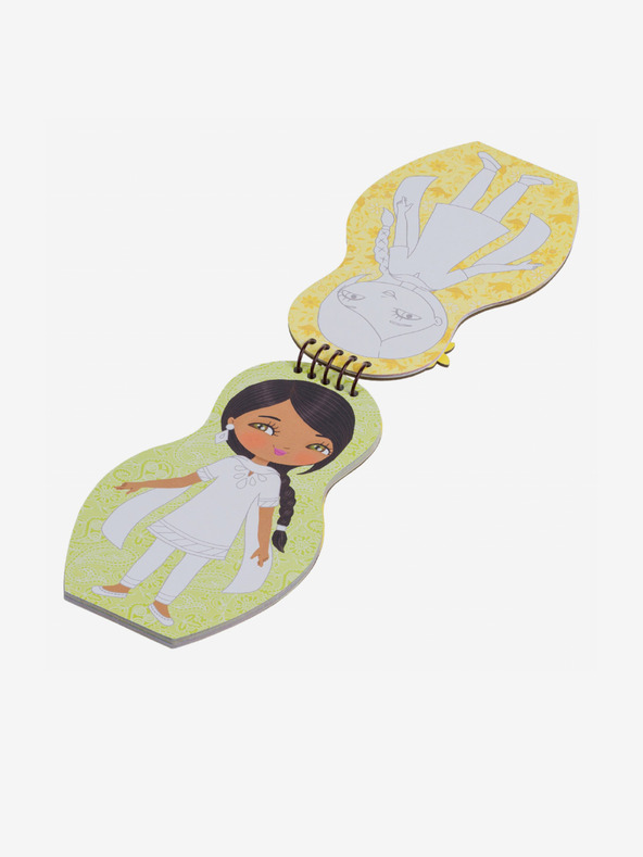 ELLA & MAX Обличане на индийски кукли ASHNA - Книга за оцветяване