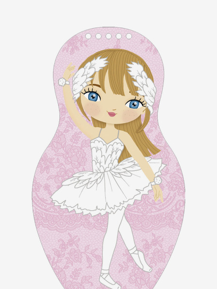 ELLA & MAX Обличаме балеринки EMMA – Книжка за оцветяване