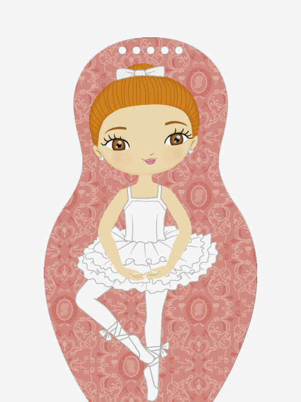 ELLA & MAX Обличаме балеринки EMMA – Книжка за оцветяване