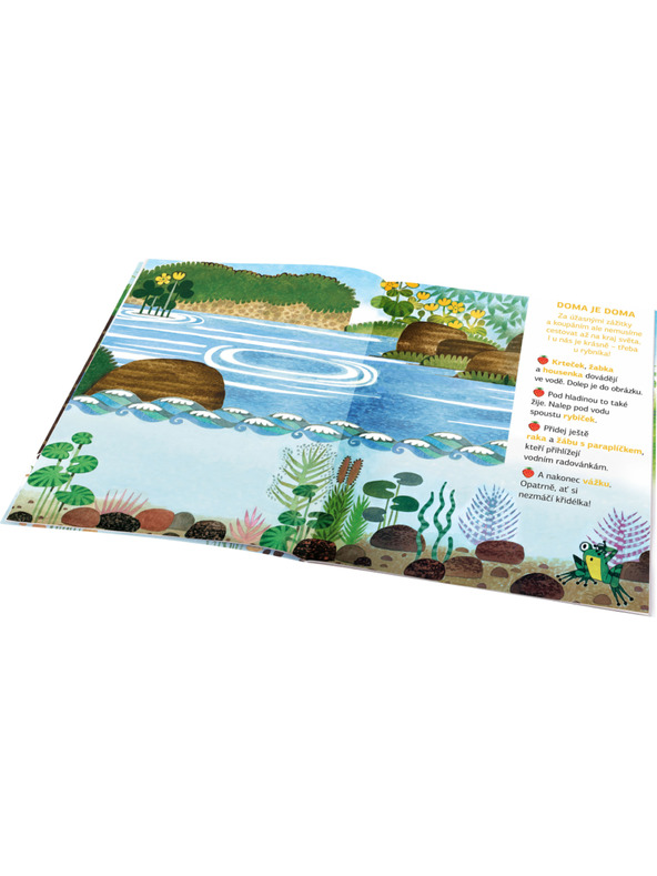 ELLA & MAX КЪРТ и ЛЯТОТО - Книга със стикери