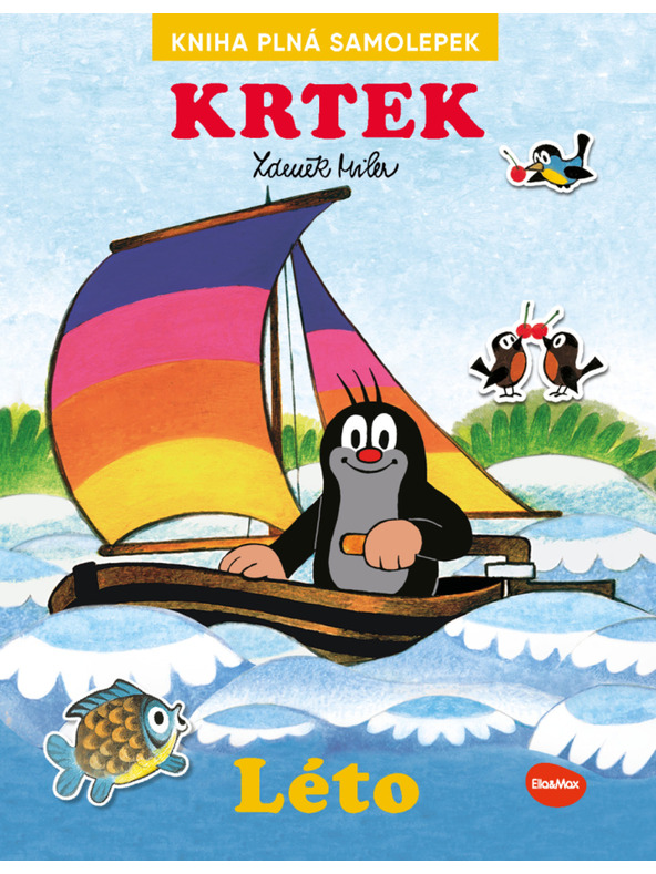 ELLA & MAX КЪРТ и ЛЯТОТО - Книга със стикери