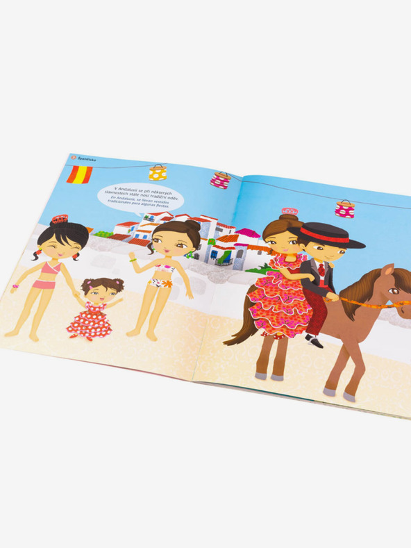 ELLA & MAX Рокли от цял свят - книжка със стикери