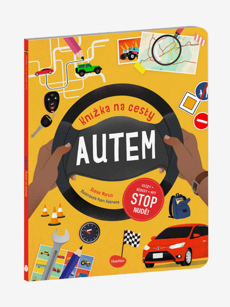 ELLA & MAX Книга за пътувания с кола - Спрете скуката: викторини, пъзели, игри