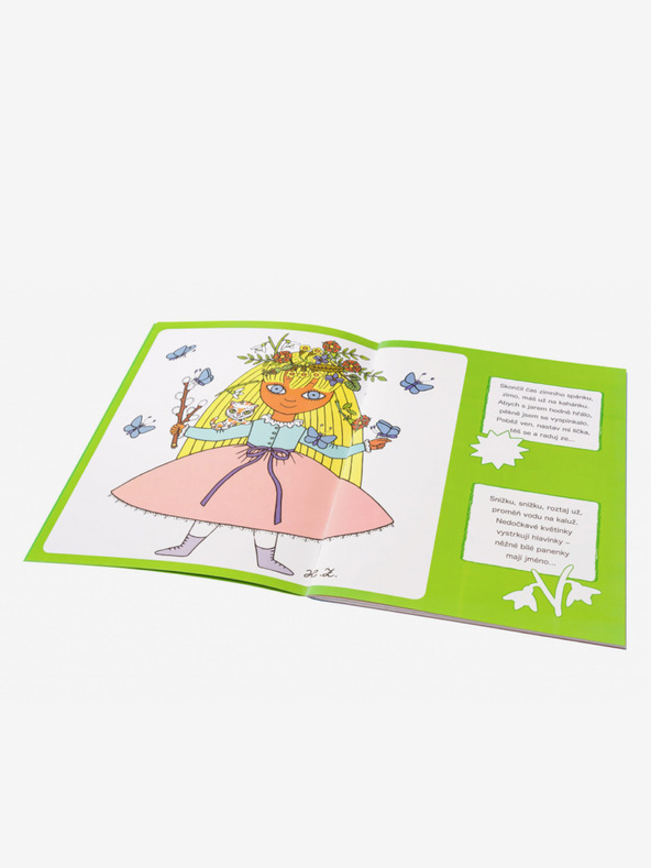 ELLA & MAX ПРОЛЕТ, ЛЯТО, ЕСЕН, ЗИМА - книга със стикери и пъзели