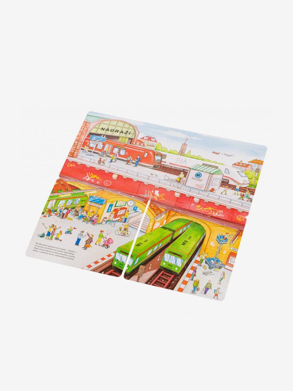 ELLA & MAX ТРАНСПОРТ НАД И ПОД ЗЕМЯТА – Голям разгъващ се формат книга