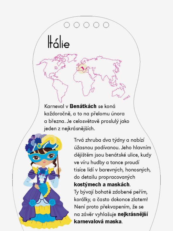 ELLA & MAX Обличане на кукли за карнавал - книжка за оцветяване