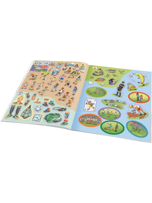 ELLA & MAX Моята първа книжка със стикери - ФУТБОЛ