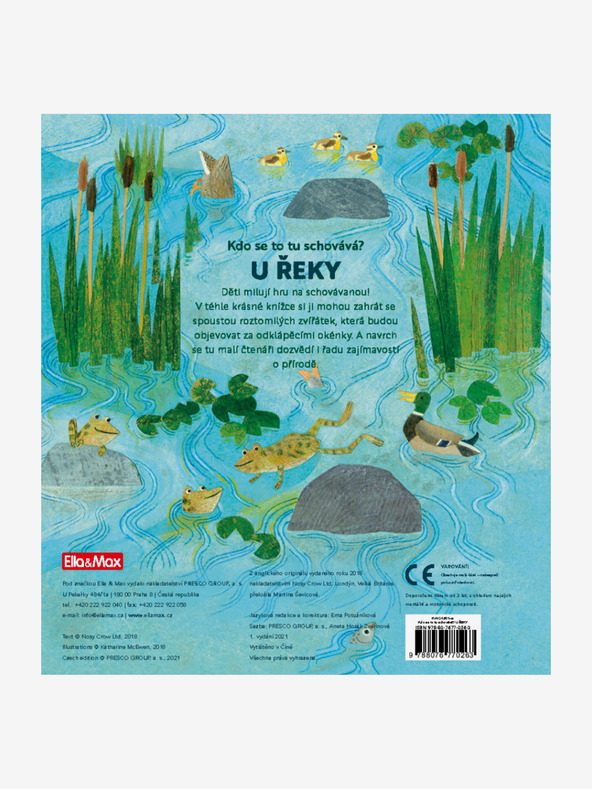 ELLA & MAX Кой се крие тук? Край реката - Книга с отварящи се прозорци