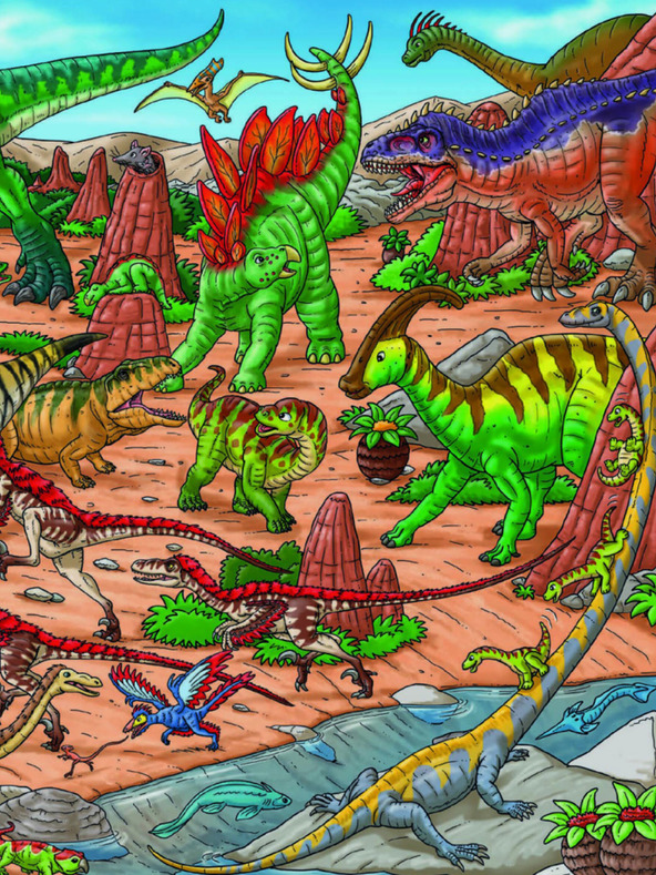 ELLA & MAX Голяма книга за динозаврите за малките разказвачи