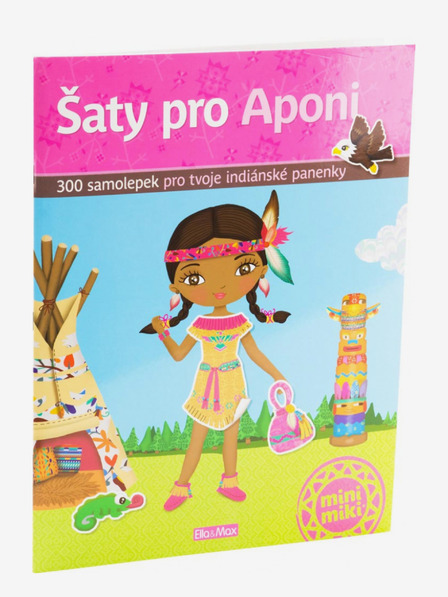 ELLA & MAX Рокля за Апони - книжка със стикери