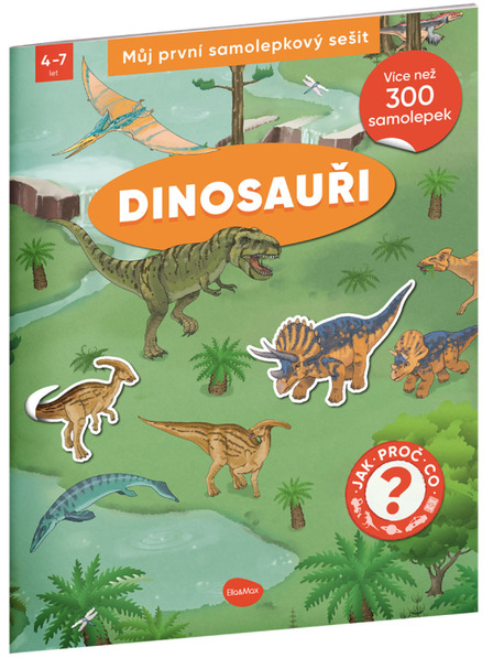 ELLA & MAX Моята първа книжка със стикери - ДИНОЗАВРИ